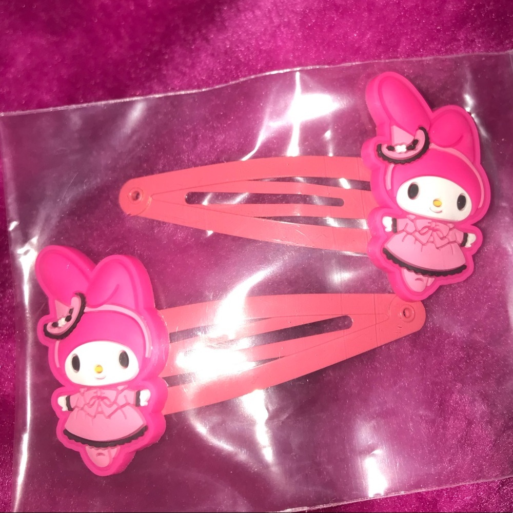WITCHY PAIR OF MY MELODY HAIR CLIPS